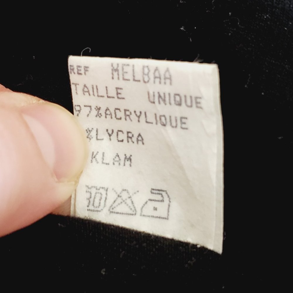 VINTAGE RECTANGLE BLANC PARIS Black Tulle Skirt - Picture 11 of 15